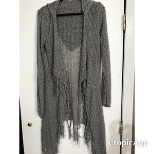 Gray cardigan size large 🖤